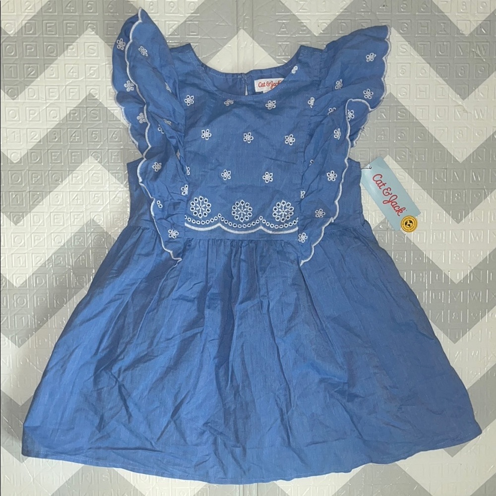 Angels Blue Kids Dress 4T